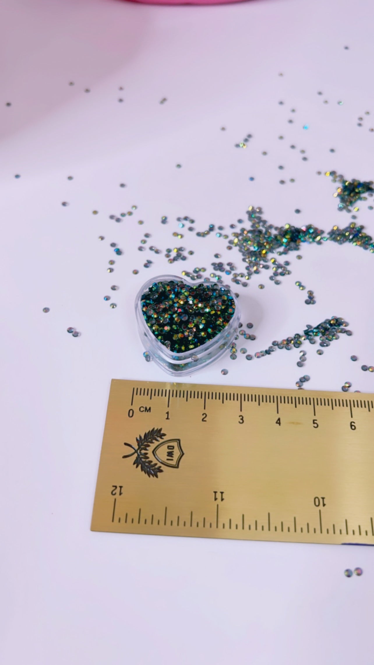 Black diamond ab transparent 2mm