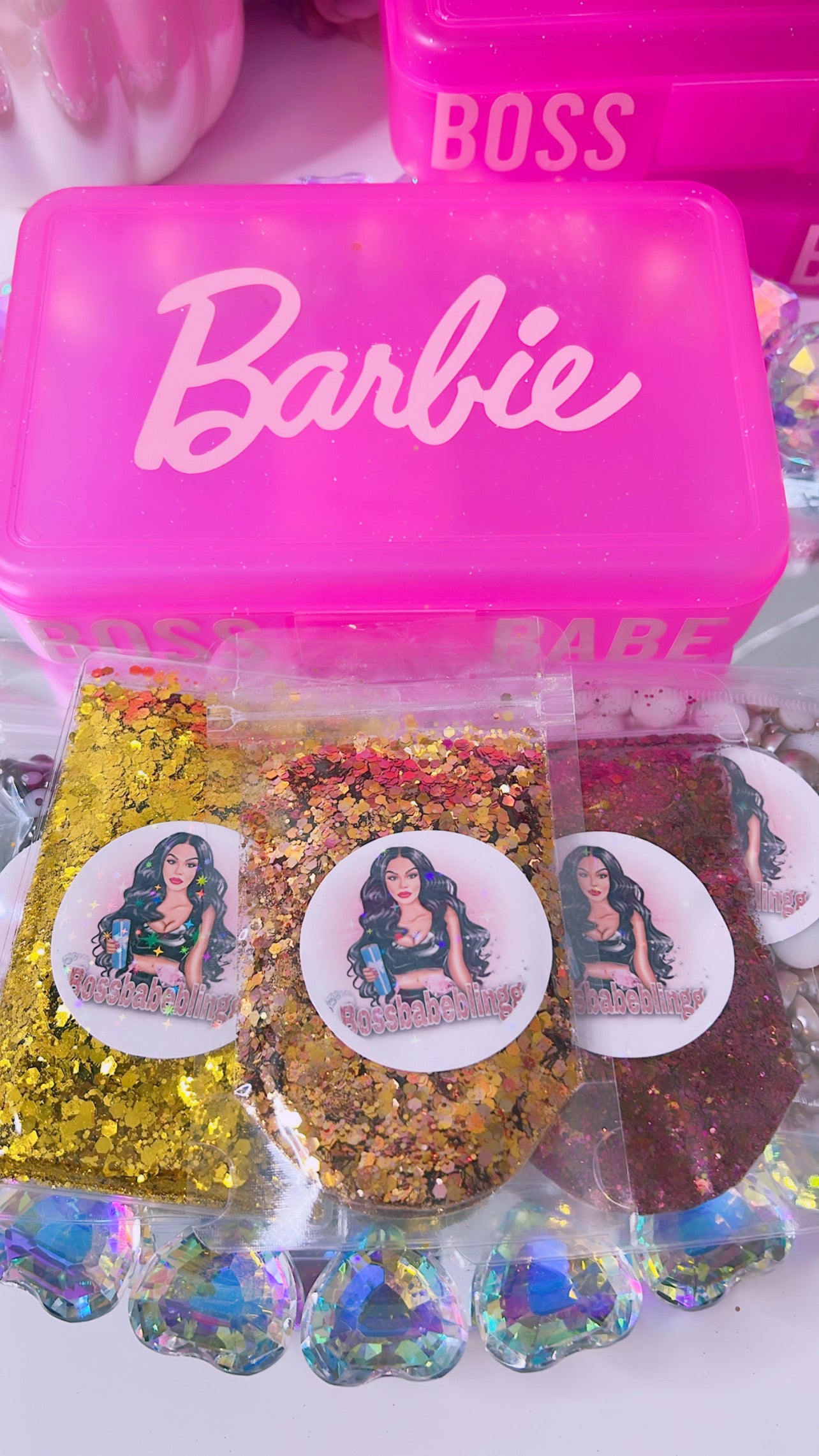 Golden Barbie box
