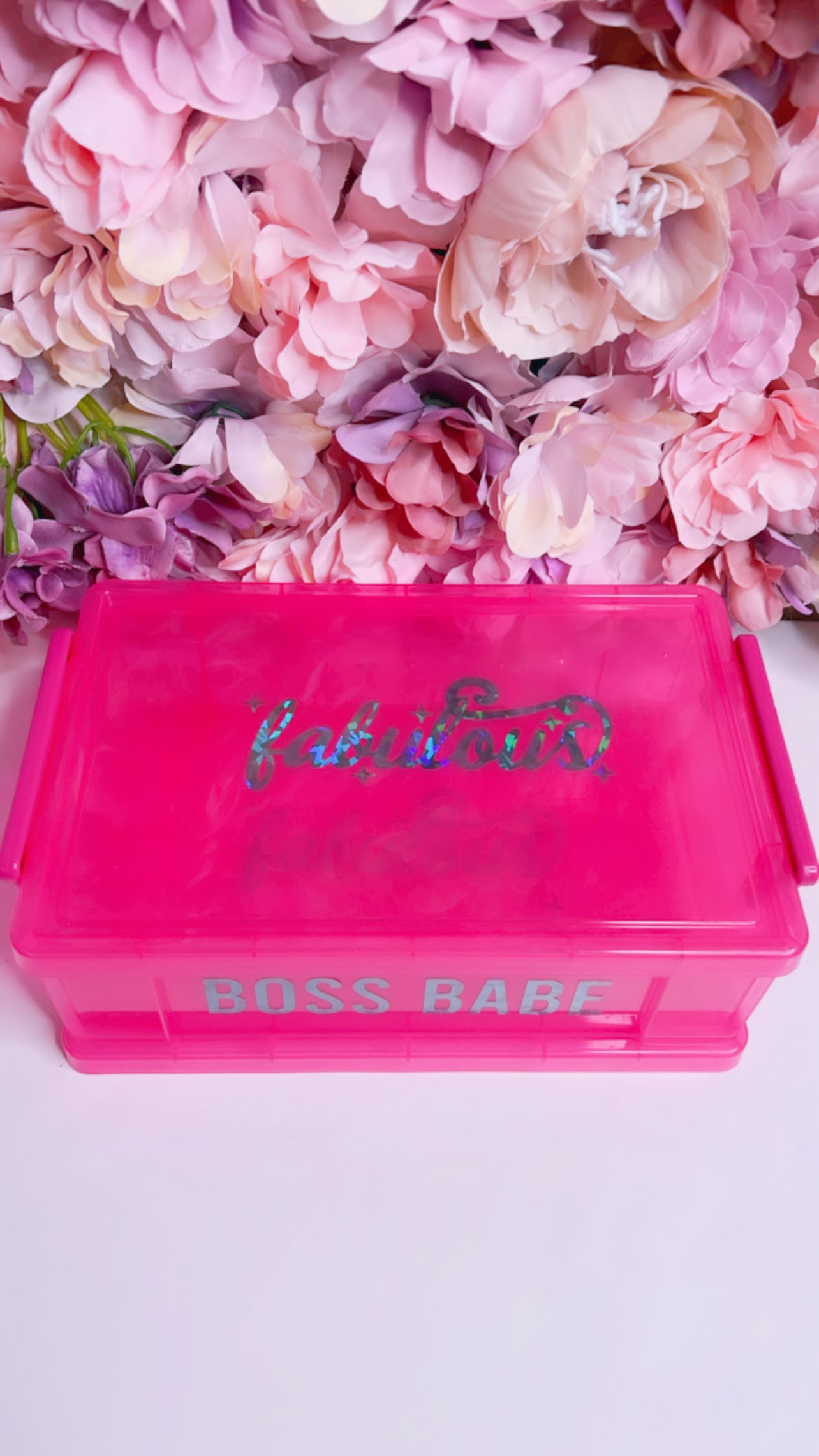 Hot pink box