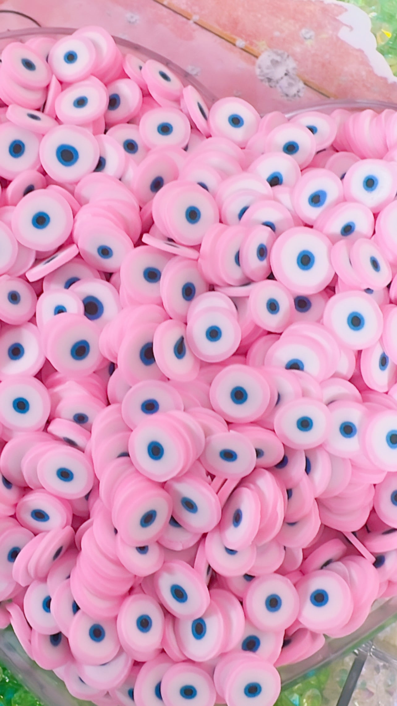 Lt pink Evil eye