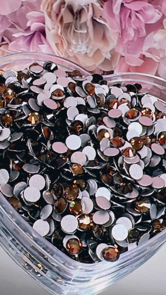 Brown Glass Rhinestones