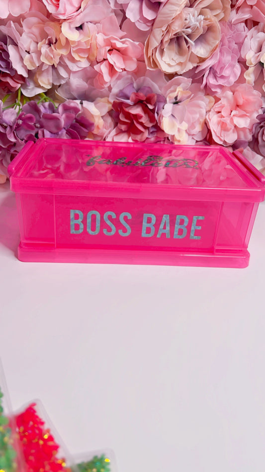 Hot pink box